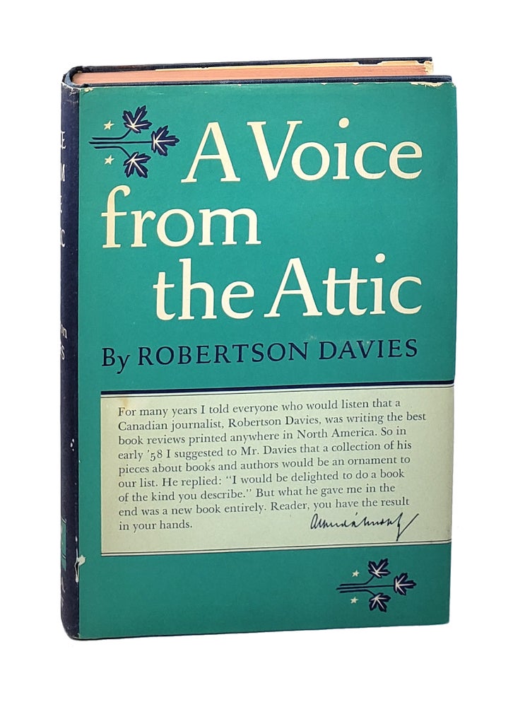 Item #000784 A Voice from the Attic. Robertson Davies.