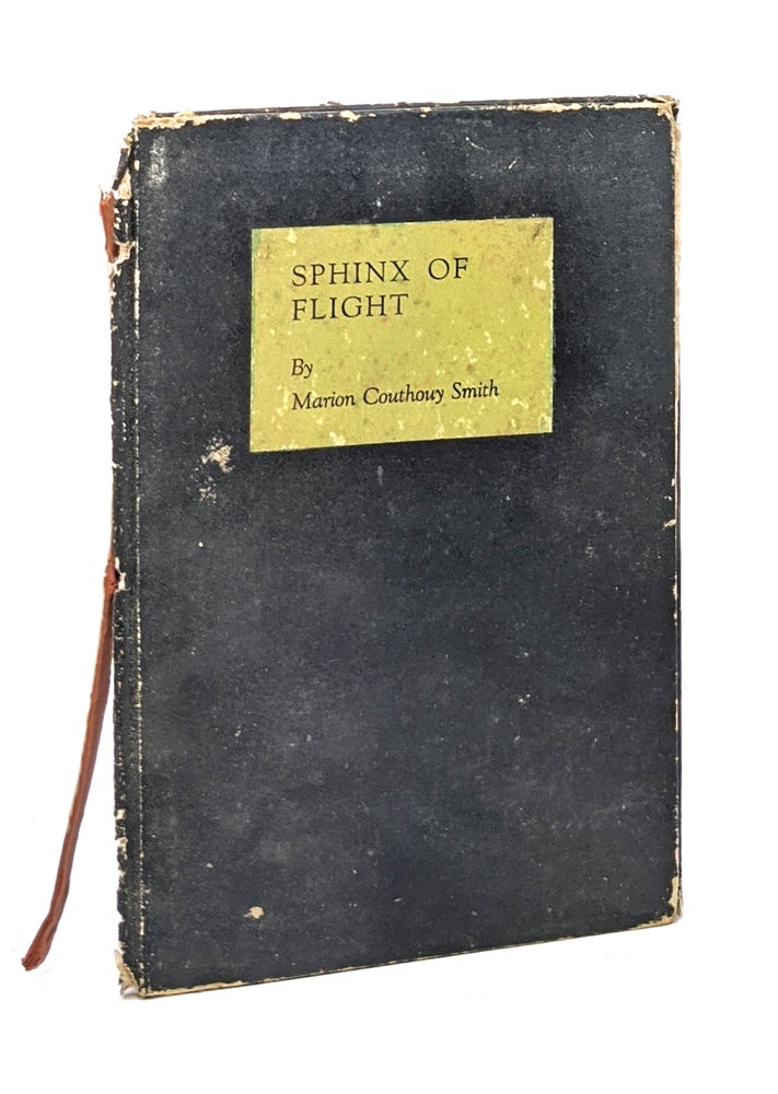 Item #000995 Sphinx of Flight [Signed]. Marion Couthouy Smith.