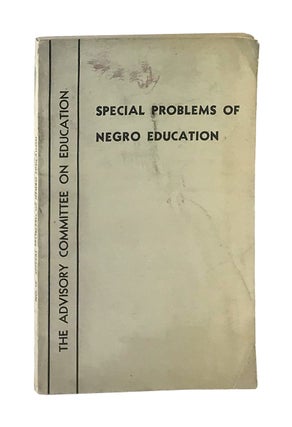 Item #001570 Special Problems of Negro Education. Doxey A. Wilkerson