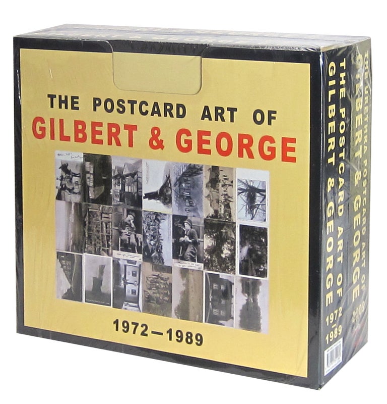 Item #10018 The Postcard Art of Gilbert & George 1972-1989 and The Urethra Postcard Art Of Gilbert & George 2009 (Two Volumes in Case). Gilbert, George, Michael Bracewell.