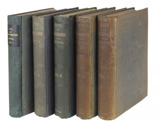 Item #10125 Life of George Washington (Five Volumes, all First States of First Printings of First...