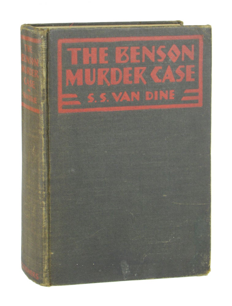 Item #10298 The Benson Murder Case. S S. Van Dine, pseud. of Willard Huntington Wright.
