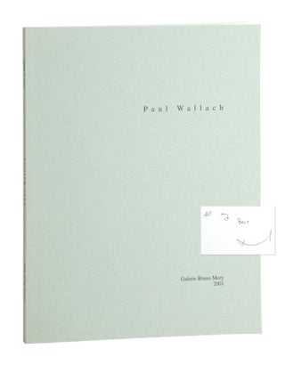Item #10614 Paul Wallach [Autograph Letter Signed by Wallach Laid In]. Paul Wallach, Doris von...