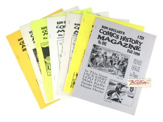 Item #10708 Ron Goulart's Comics History Magazine [Volumes One through Seven]. Ron Goulart