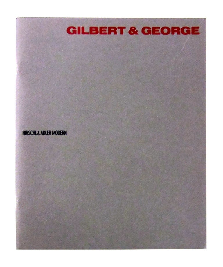 Item #11029 Gilbert & George: Post-Card Sculptures and Ephemera, 1969-1981. Gilbert, George, Carter Ratcliff.