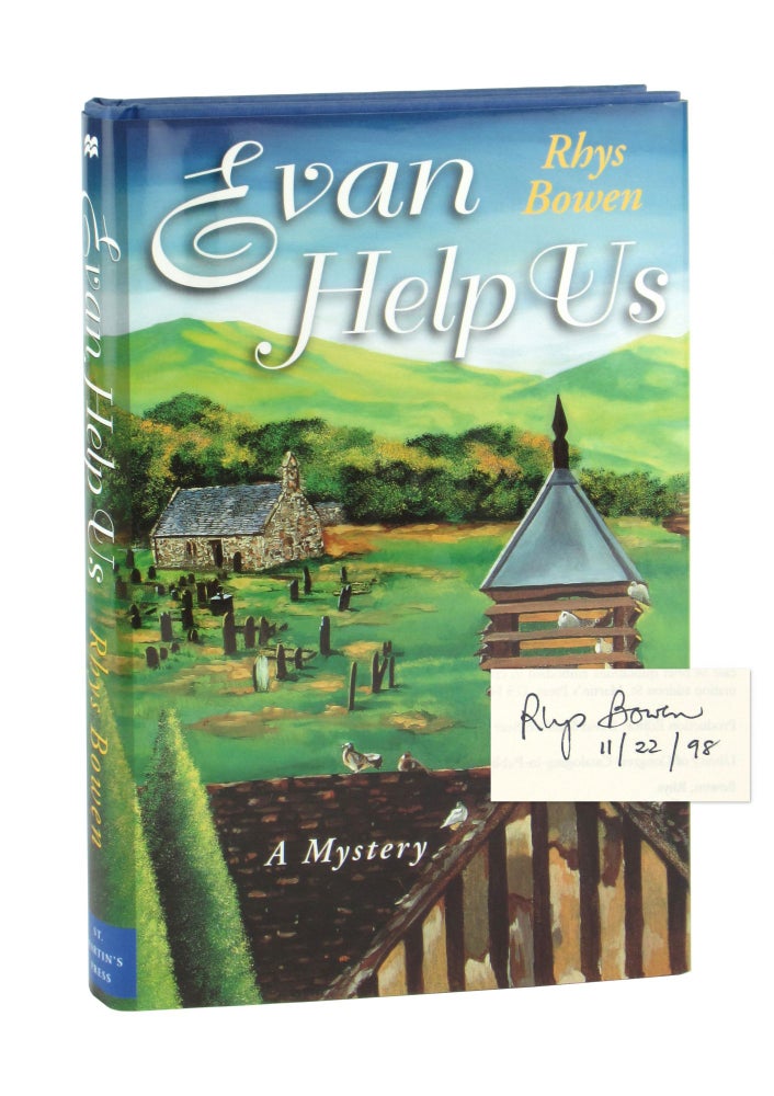 Item #11266 Evan Help Us: A Mystery. Rhys Bowen, pseud. of Janet Quin-Harkin.