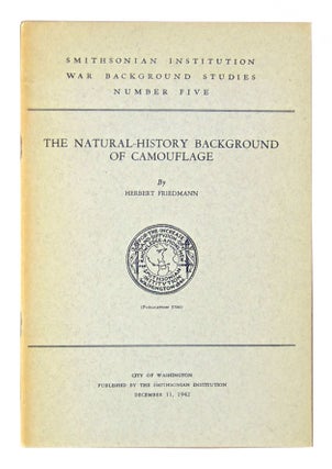Item #11287 The Natural-History Background of Camouflage (Smithsonian Institution War Background...