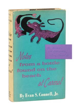 Item #11437 Notes from a Bottle Found on the Beach at Carmel [Inscribed and Signed]. Evan S....