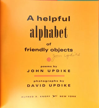 A Helpful Alphabet of Friendly Objects [Signed]