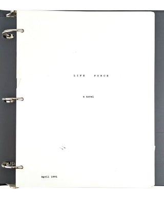 Item #12457 Life Force [First Draft Typescript]. Fay Weldon