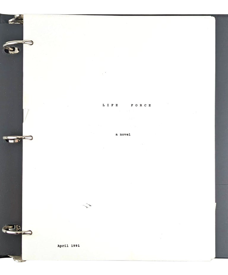 Item #12457 Life Force [First Draft Typescript]. Fay Weldon.