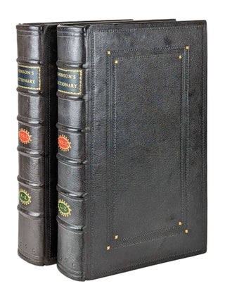 Item #12462 A Dictionary of the English Language - Third Edition (2 Vols). Samuel Johnson