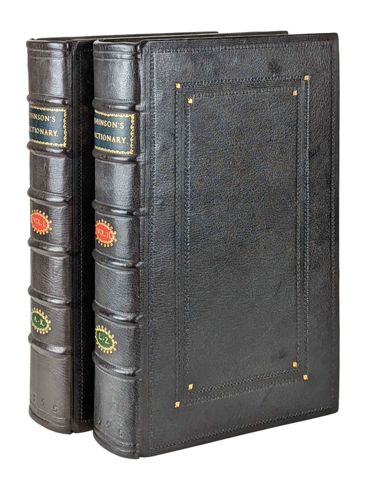 Item #12462 A Dictionary of the English Language - Third Edition (2 Vols). Samuel Johnson.