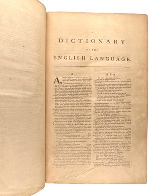 A Dictionary of the English Language - Third Edition (2 Vols)