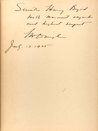 The Liberal Tradition: A Free People and a Free Economy [Signed and Inscribed to Senator Harry Byrd]