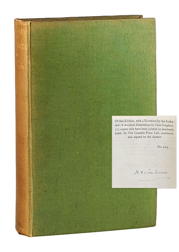 Item #12772 The Sea and the Jungle [Signed Limited Edition]. H M. Tomlinson, Clare Leighton.