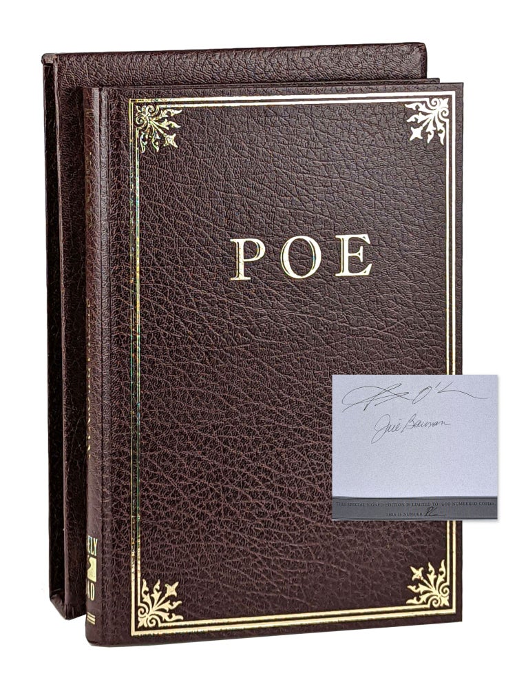 Item #12954 Poe: A Screenplay [Signed Limited Edition, Publisher's Copy]. Stewart O'Nan, Jill Bauman.