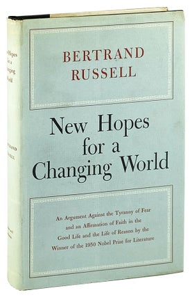 Item #13078 New Hopes for a Changing World. Bertrand Russell