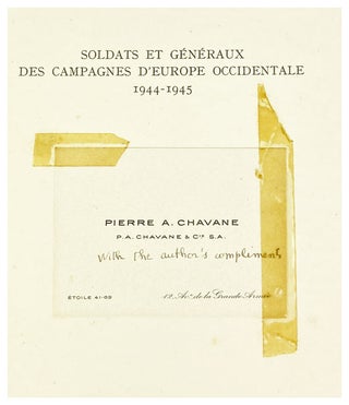 Soldats et Généraux des Campagnes d'Europe Occidentale, 1944-1945: Portraits et Scènes de Guerre de Siss, peintre aux armées