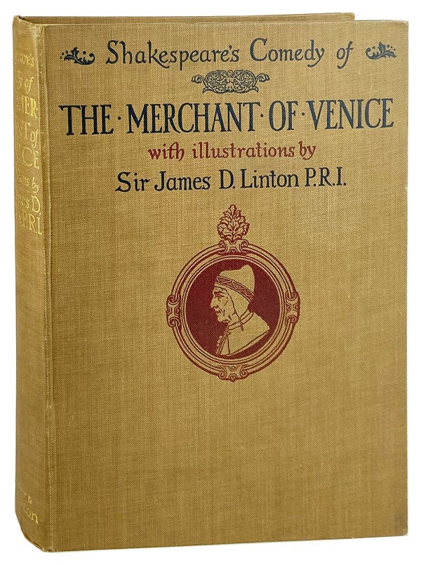 Item #13214 Shakespeare's Comedy of The Merchant of Venice. William Shakespeare, James D. Linton.