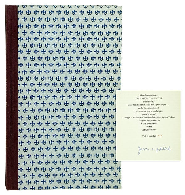 Item #13225 Talk From the Fifties [Signed]. John Updike.