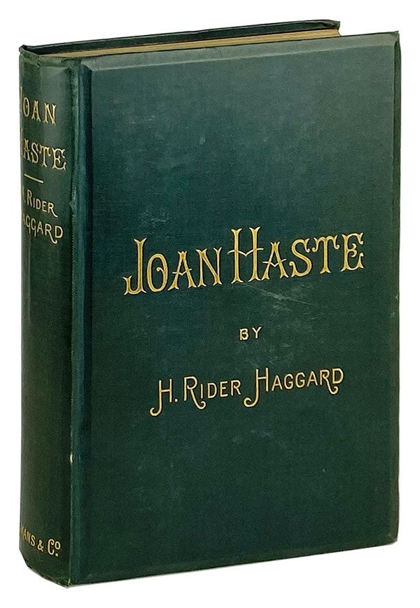 Item #13395 Joan Haste. H. Rider Haggard, F S. Wilson.