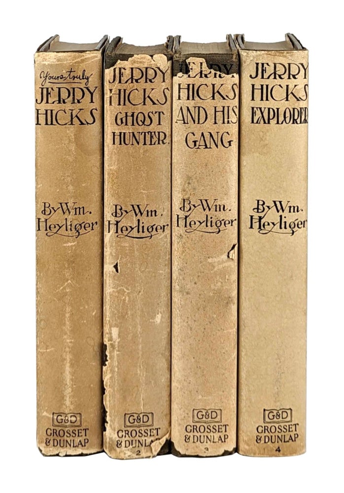 Item #13542 Jerry Hicks Series [Four Volumes, Complete]: Yours Truly, Jerry Hicks; Jerry Hicks Ghost Hunter; Jerry Hicks and His Gang; Jerry Hicks, Explorer. William Heyliger, Bert Salg.