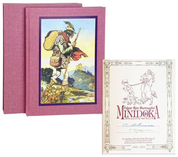 Item #13647 Minidoka: 937th Earl of One Mile Series M [Limited Edition, Signed by Kaluta]. Edgar Rice Burroughs, Michael Wm. Kaluta.