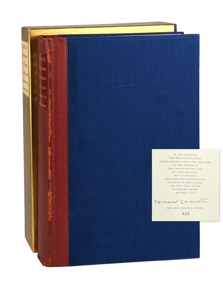 Item #13658 The French Revolution: A History [Limited Edition, Signed by Lamotte]. Thomas Carlyle, Cecil Brown, Bernard Lamotte, intro.