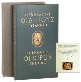 Item #13724 Oedipus the King [Limited Edition, Signed by Galanis]. Sophocles, Francis Storr,...