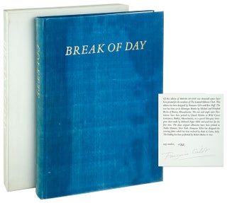 Item #13865 Break of Day [Limited Edition, Signed by Gilot]. Colette, Enid McLeod,...
