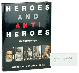 Item #13897 Heroes and Anti Heroes [Signed by Updike]. John Updike, intro