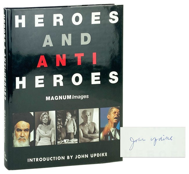 Item #13897 Heroes and Anti Heroes [Signed by Updike]. John Updike, intro.