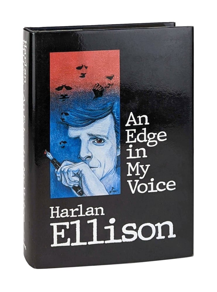 Item #13929 An Edge in My Voice. Harlan Ellison.