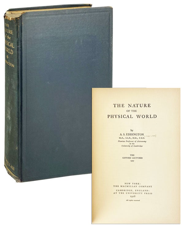 Item #14022 The Nature of the Physical World. A S. Eddington.