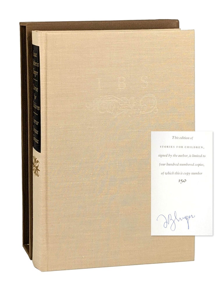 Item #14185 Stories for Children [Signed Limited Edition]. Isaac Bashevis Singer.