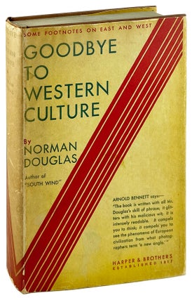 Item #14267 Good-Bye to Western Culture: Some Footnotes on East and West [UK title: How About...