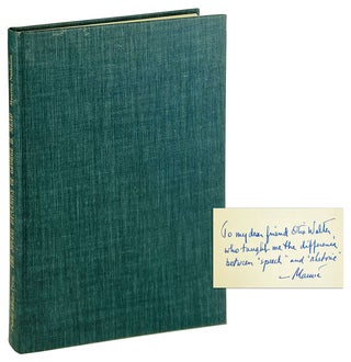 Item #14294 The Social Dynamics of George H. Mead [Signed]. Maurice Natanson, Horace M. Kallen,...