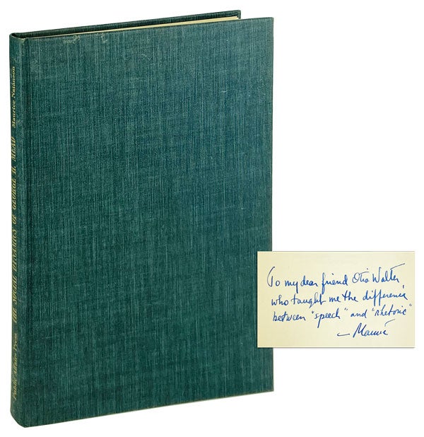 Item #14294 The Social Dynamics of George H. Mead [Signed]. Maurice Natanson, Horace M. Kallen, intro.