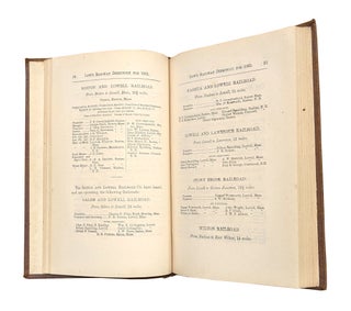 Low's Railway Directory for 1861; An Official List of Officers and Directors of the Railroads in the United States