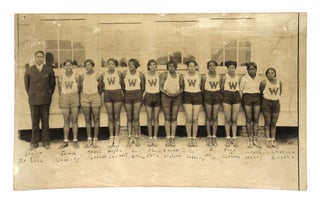 Item #14390 Original Group Photograph of the Girls' Basketball Team, Webster High School, Minden,...