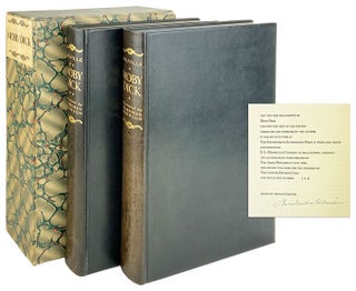 Item #14428 Moby Dick; or, The Whale [Limited Edition, Signed by Robinson]. Herman Melville,...