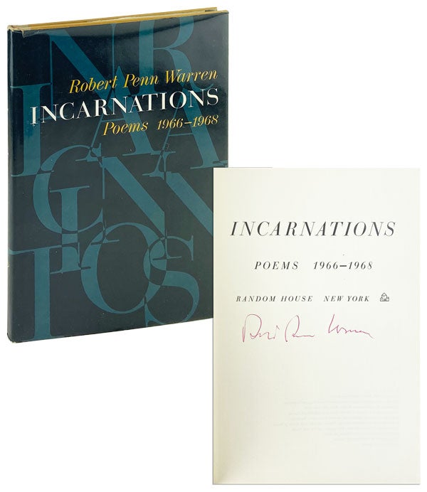 Item #14434 Incarnations: Poems 1966-1968 [Signed]. Robert Penn Warren.