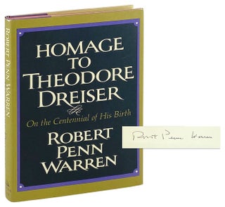 Item #14435 Homage to Theodore Dreiser: August 27, 1871 - December 28, 1945, On The Centennial Of...