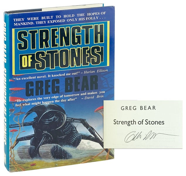 Item #14453 Strength of Stones [Signed]. Greg Bear.