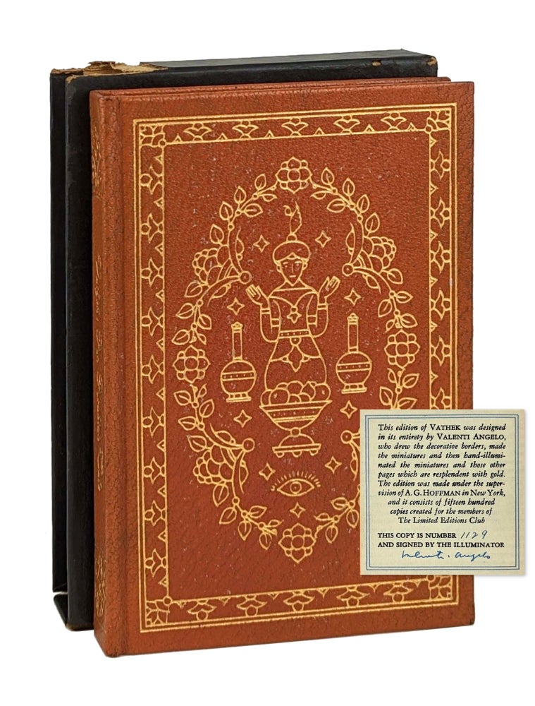 Item #14523 Vathek: An Arabian Tale [Limited Edition, Signed by Angelo]. William Beckford, Herbert Grimsditch, Valenti Angelo, trans.