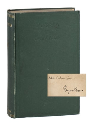 Item #14580 Poems by Oscar Wilde with The Ballad of Reading Gaol [Graham Greene's copy]. Oscar...