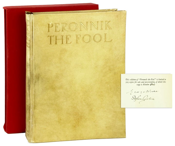 Item #14633 Peronnik the Fool [Limited Edition, Signed by Moore and Gooden]. George Moore, Stephen Gooden.