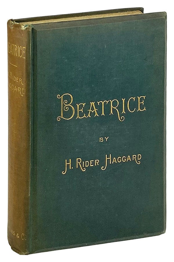 Item #14654 Beatrice: A Novel. H. Rider Haggard.