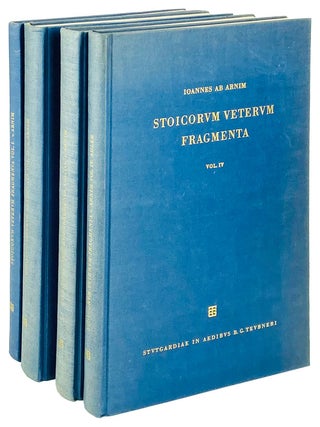 Item #14733 Stoicorum Veterum Fragmenta [Vol. I: Zeno et Zenonis Discipuli; Vol. II: Chrysippi...